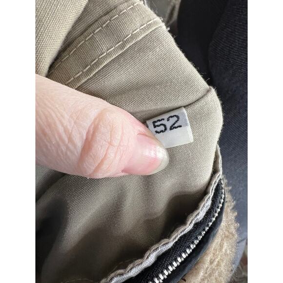 utility jacket vintage 70s zip out sherpas lined tan - Picture 11 of 13